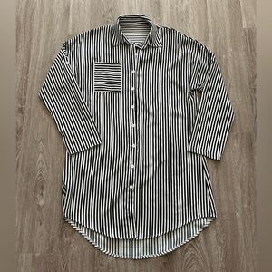 Button Down Mini Dress